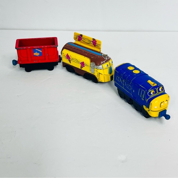 chuggington die cast toy trains children’s show lot of 3 brewster frostini 2010 - Picture 4 of 8